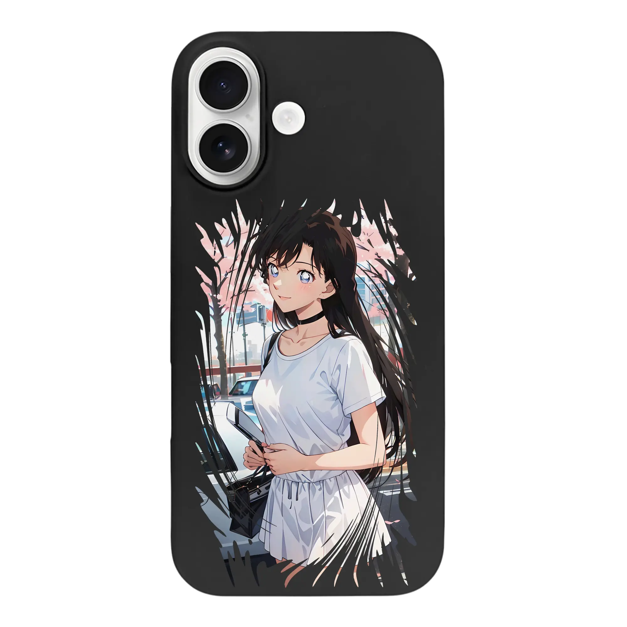 名探偵コナン グッズ 毛利 蘭 - iPhone 17 シリーズ シリコンケース 薄型 耐衝撃 指紋防止 ソフトタッチカバー 精密フィット 傷防止 保護ケース iPhone 17/17 Air/17 Pro/17 Pro Max 対応